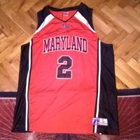 Maryland Terrapins Terps NCAA#2 тениска basketball Russell athletic размер L, снимка 1 - Спортна екипировка - 29402566