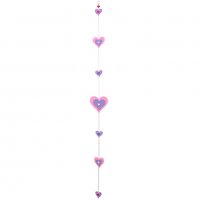 Висяща украса сърца - комплект за шиене от филц, снимка 4 - Други - 23433724