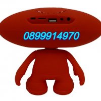 Bluetooth колонка, MP3, червена, снимка 4 - Bluetooth тонколони - 36706904