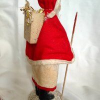 Уникална Кукла Дядо Коледа от Царски Времена 30те г на 20 век, снимка 3 - Антикварни и старинни предмети - 42735239