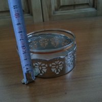 Руска захарница купичка бонбониера ледарка , снимка 2 - Антикварни и старинни предмети - 36696497