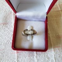 Сребърен пръстен с цирконий, снимка 3 - Пръстени - 29167606