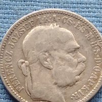Сребърна монета 0.835 проба 1 крона 1894г. Австро - Унгария Франц Йосиф първи 39633, снимка 11 - Нумизматика и бонистика - 42752326