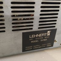 Lehnert  SV901 + ST902 - Усилвател и тунер, снимка 8 - Ресийвъри, усилватели, смесителни пултове - 35278710