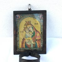 Стара домашна икона/ иконостас №1033, снимка 1 - Антикварни и старинни предмети - 34555726