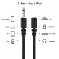 HIFI AUX Смартфон Слушалки Удължаващ Аудио Кабел 3.5мм Стерео Жак Женско към Мъжко Удължителен 3/5М., снимка 3 - Аудиосистеми - 37796179