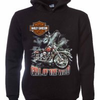 Нов мъжки суичър с дигитален печат Motor Harley Davidson Cycles - Call of the wild, снимка 1 - Суичъри - 31572939