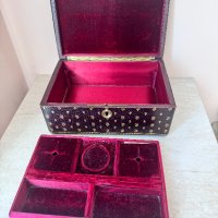 Страхотна Френска Викторианска кутия за бижита, снимка 3 - Други - 44500615