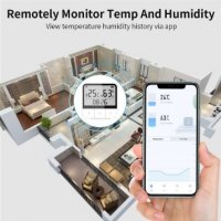 Wi Fi   термометър с влагомер за инкубатор (Smart Home,  Smart  LifeTuya, Alexa) с аларма по задание, снимка 5 - Градински инструменти - 38439029