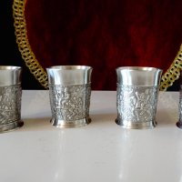 Чаша за ракия,шот от калай,средновековен поход. , снимка 11 - Антикварни и старинни предмети - 44237137