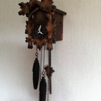Стенен дървен  часовник с кукувичка, снимка 4 - Антикварни и старинни предмети - 30270708