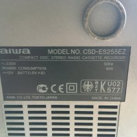 AIWA CSD  ES 255 EZ, снимка 3 - Радиокасетофони, транзистори - 36718658
