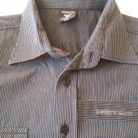 Мъжка риза с къс ръкав Giorgio Armani XXL, снимка 4 - Ризи - 33919987
