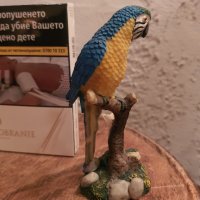 Малка Стара фигура на папагал, 9.5см Германия., снимка 3 - Колекции - 35372237