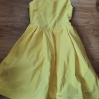 детска жълта лятна рокля, снимка 1 - Детски рокли и поли - 42766914