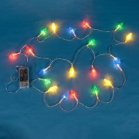 Коледни лампички Кристални шишарки, 2.25м, снимка 2 - Лед осветление - 42745491