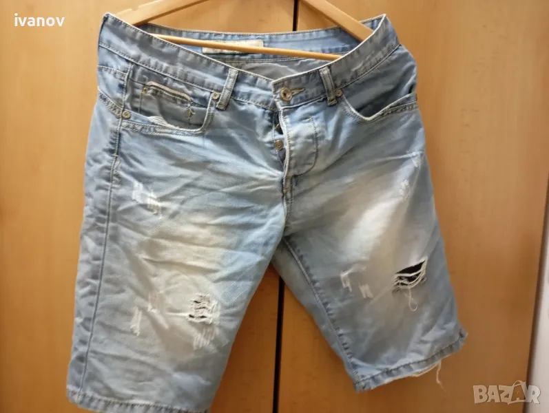 Къси мъжки дънки size 46, снимка 1