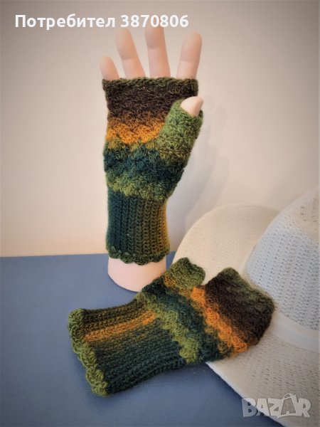 Плетени ръкавици без пръсти - чисто нови, снимка 1