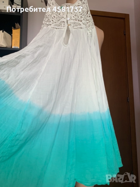 Рокля омбре на Benеtton, размер S/M, снимка 1