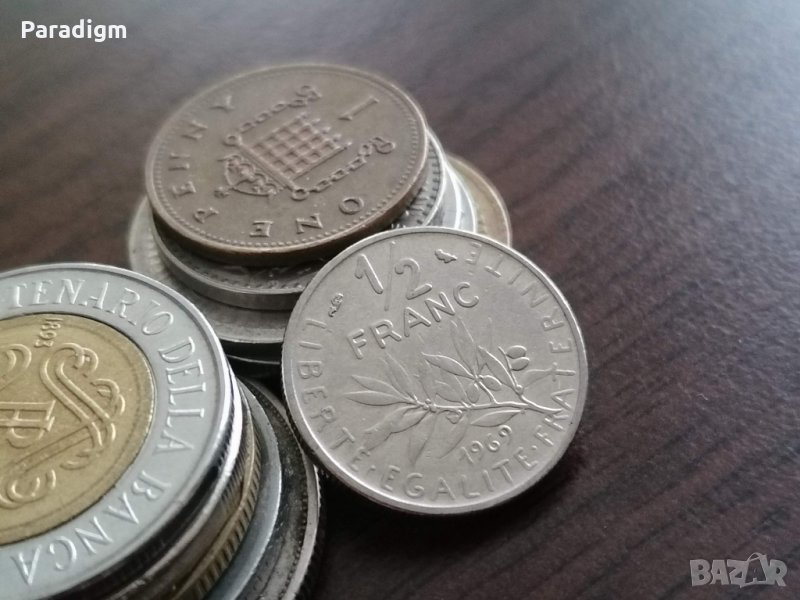 Монета - Франция - 1/2 (половин) франк | 1969г., снимка 1