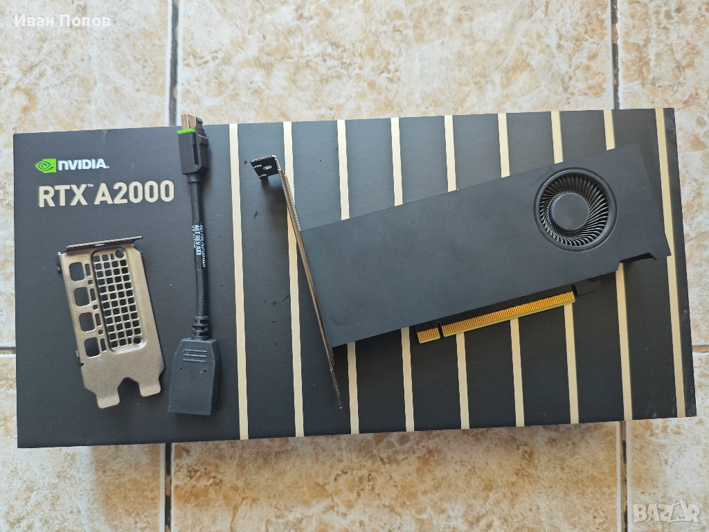 Видео карта Nvidia RTX A2000 6GB, снимка 1