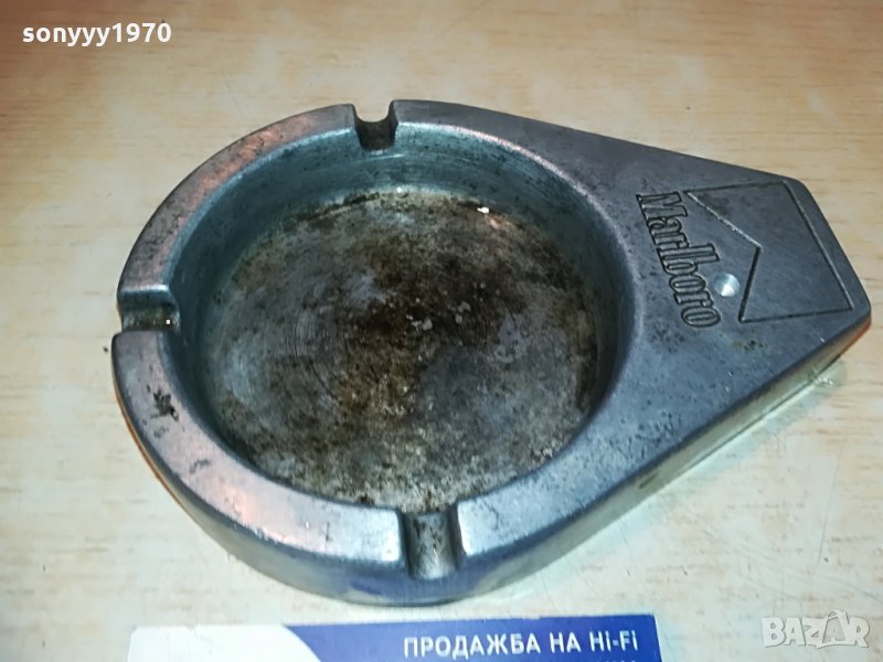 marlboro-стар метален пепелник-внос швеицария, снимка 1