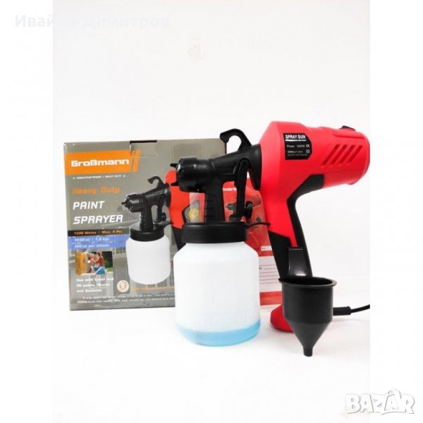 ЕЛЕКТРИЧЕСКИ ПИСТОЛЕТ ЗА БОЯДИСВАНЕ GROSSMANN, снимка 1