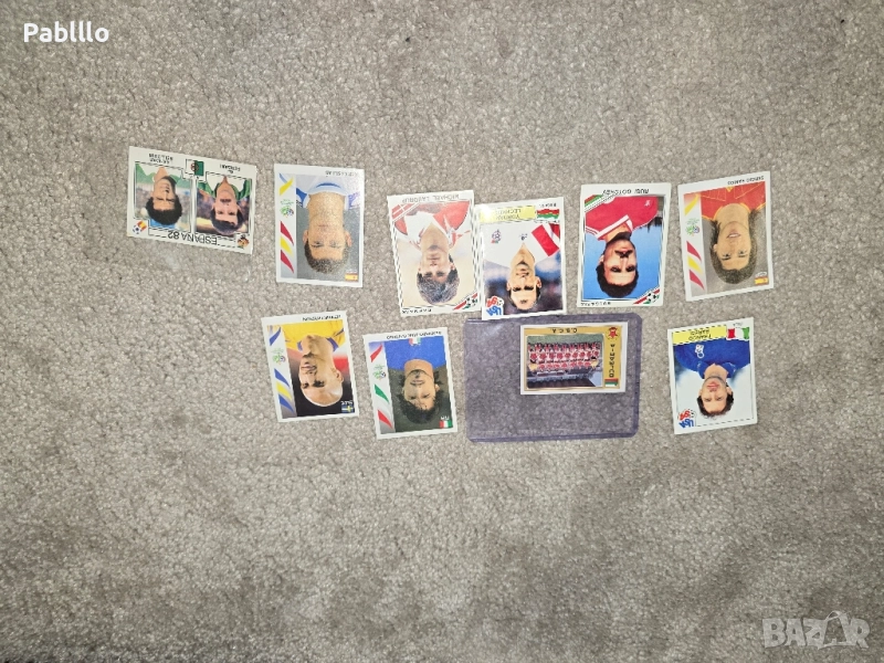 ретро футболни стикери на панини, снимка 1