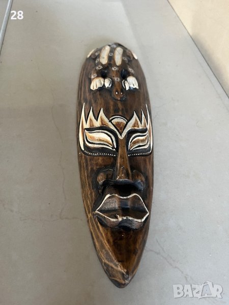 Дървена маска ръчна изработка, снимка 1