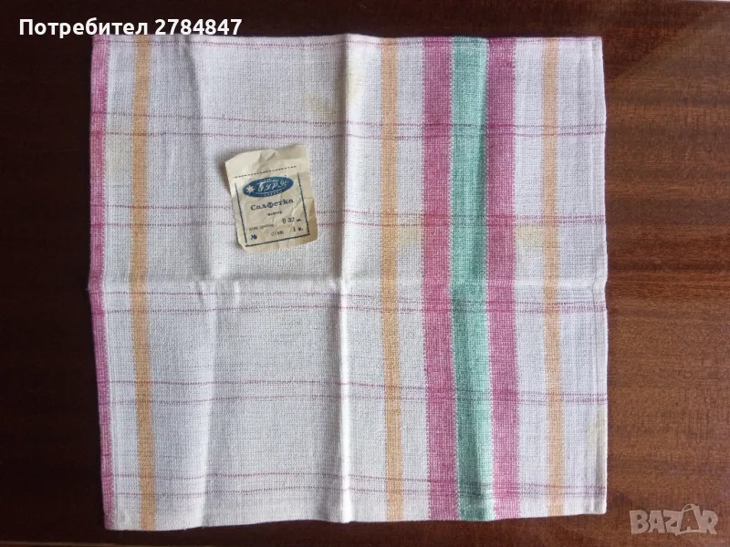 Малка кърпа Буря от социализма , снимка 1