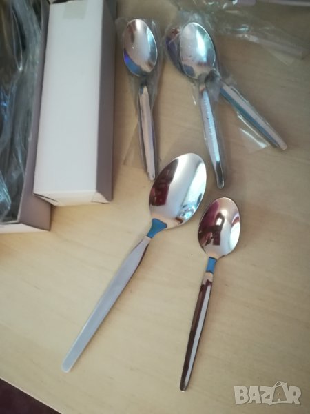Нови лъжици малки и големи от неръждаема стомана , снимка 1