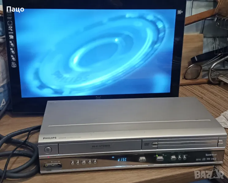 Philips DVP620VR DVD Player VCR Recorder Combo VHS/ /ПРОМО/, снимка 1