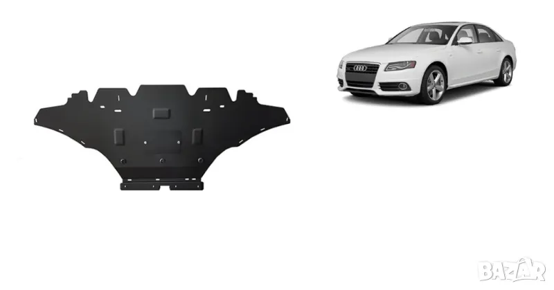 Метална кора под двигател скорости Audi A4 B8 2008г – 2015г, снимка 1