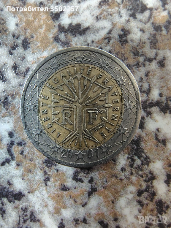 Рядка монета 2невро, снимка 1