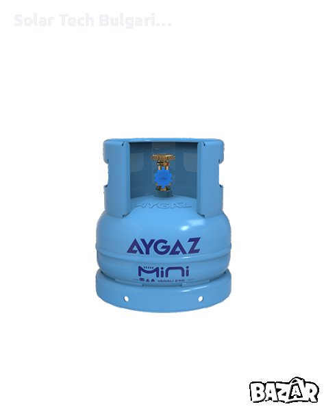 Нова мини газова бутилка Кемпер Каравана 2кг 5литра заредена с газ, снимка 1