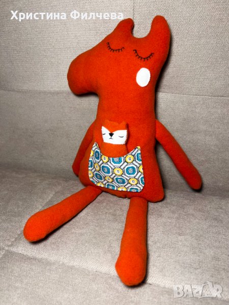 Лиска Оранжавелка с бебе , снимка 1