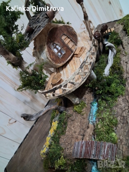 Къща на дърво,изработена с естествени материали., снимка 1