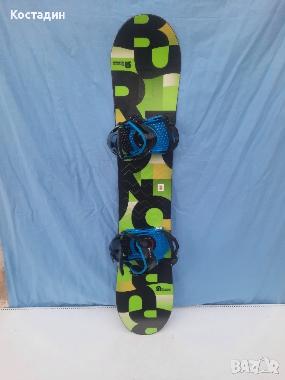 Сноуборд   137см.BURTON PROGRESSION  с автомати. , снимка 1