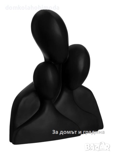 Статуетка прегърнато семейство, керамика/ 24.5x11.8x29cm, снимка 1