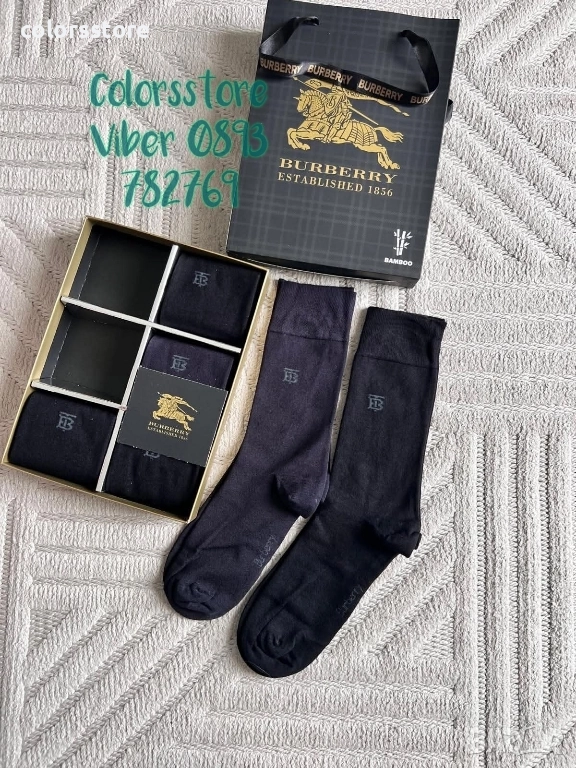 Мъжки чорапи Burbarry кодIM25F, снимка 1