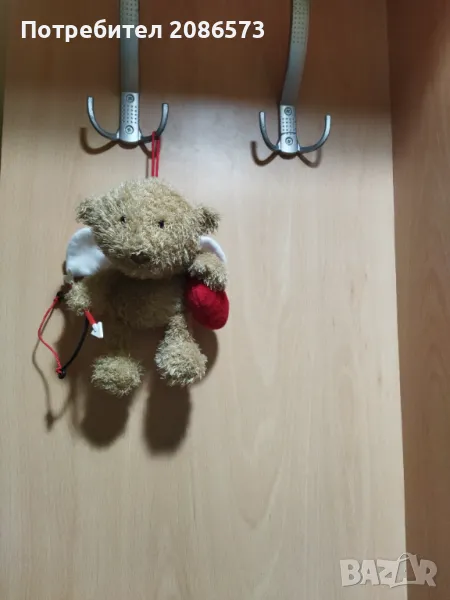 Плюшено мече със сърце, за Свети Валентин, снимка 1