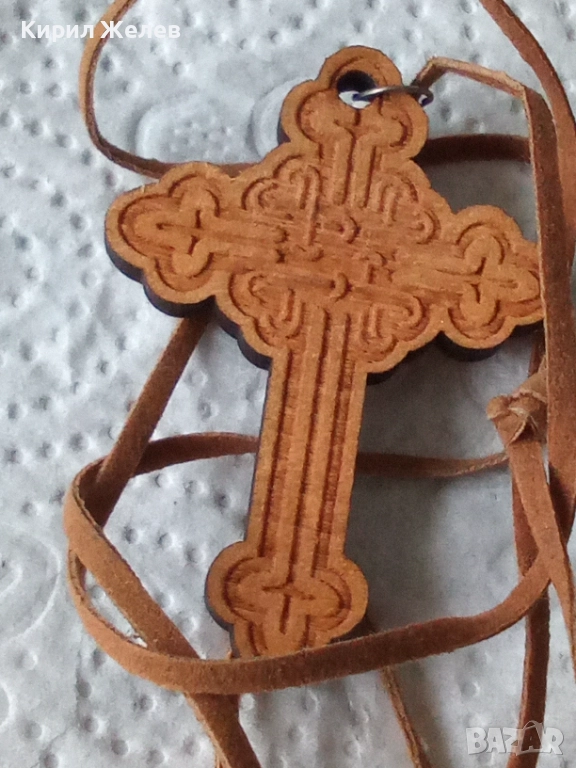 Дървен кръст 31420, снимка 1