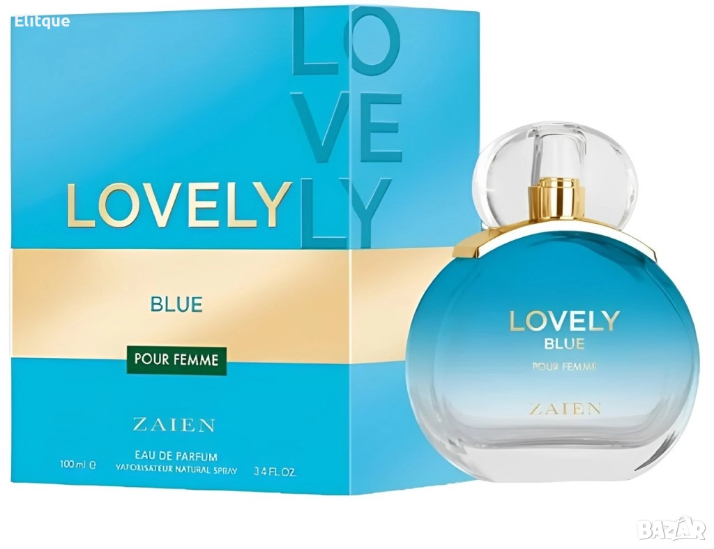 Парфюмна вода за жени Zaien Lovely Blue Pour Femme Eau de parfum 100 ml, снимка 1