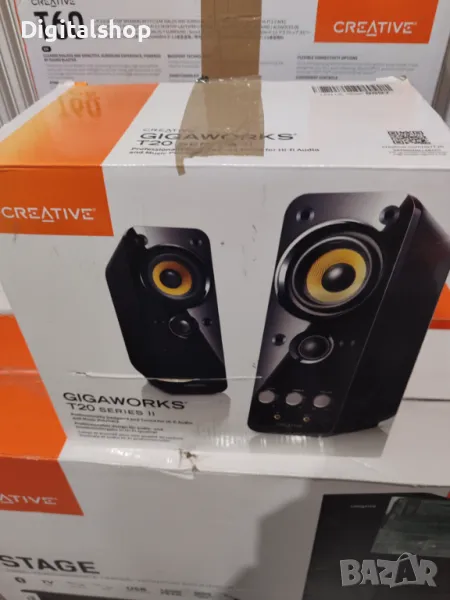 Creative GigaWorks T20 Series II 2.0, черни /Разопаковани Продукти, снимка 1