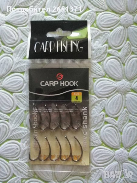   Куки за профисионален Шарански риболов, снимка 1