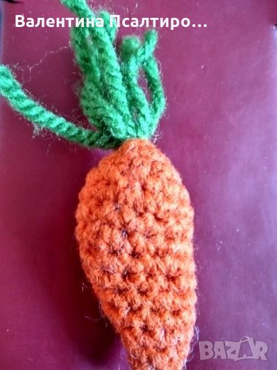 Морков амигуруми, снимка 1