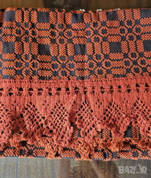 Вълнено покривало за легло, снимка 1