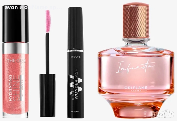 ORIFLAME - комплект Infinita+спирала+гланц за устни, снимка 1