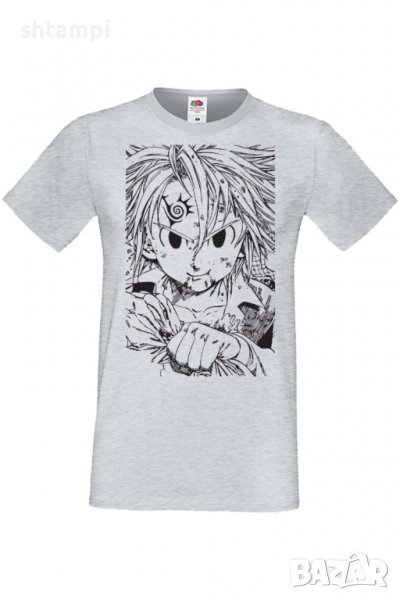 Мъжка тениска,The Seven Deadly Sins Meliodas 02,Анимация,игра,Празник,Повод,, снимка 1