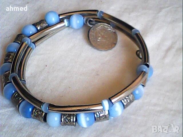 красива гривна сес естествен котешко око , снимка 1